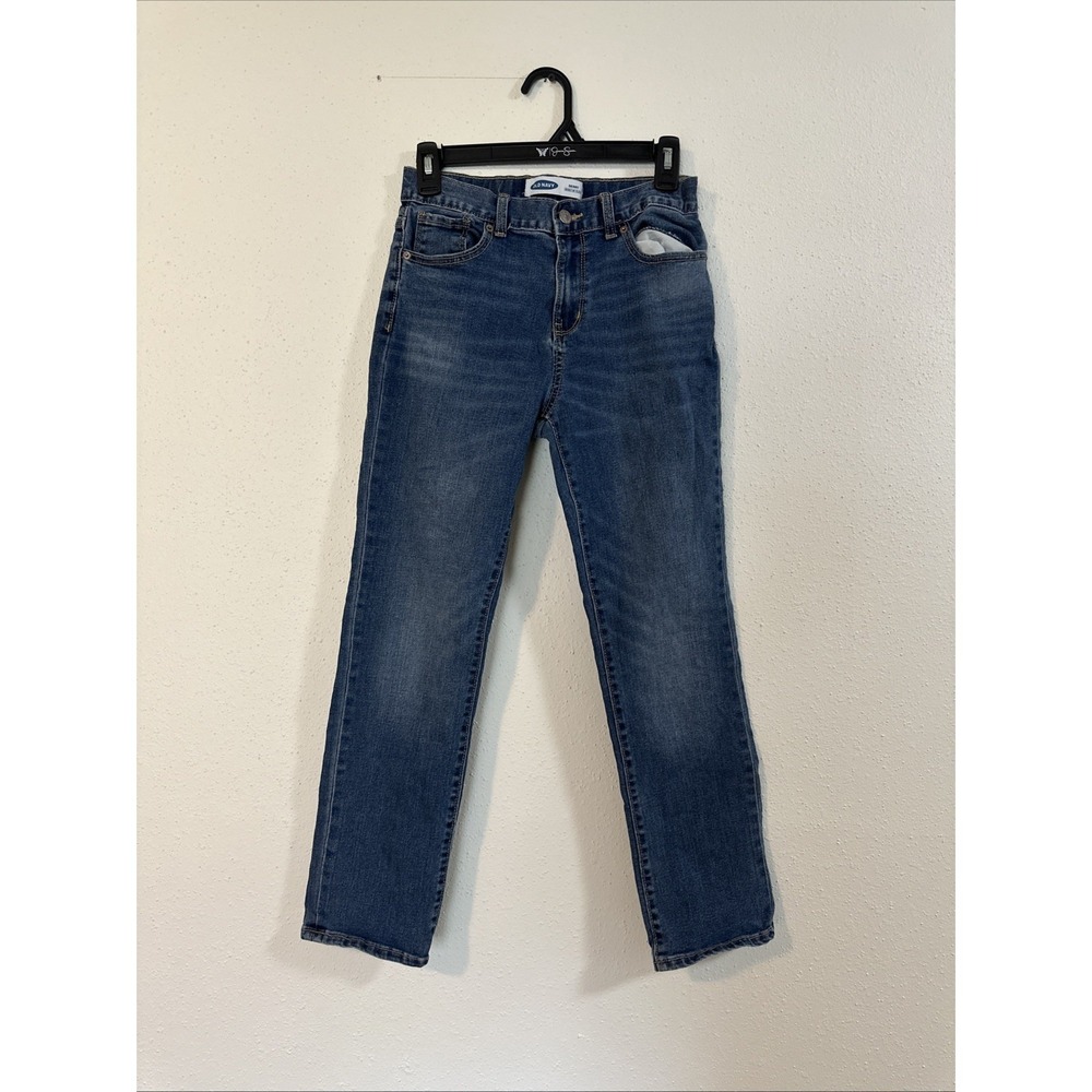 Old Navy Skinny Built-In Flex Jeans 14 Blue Denim Stretch Fabric